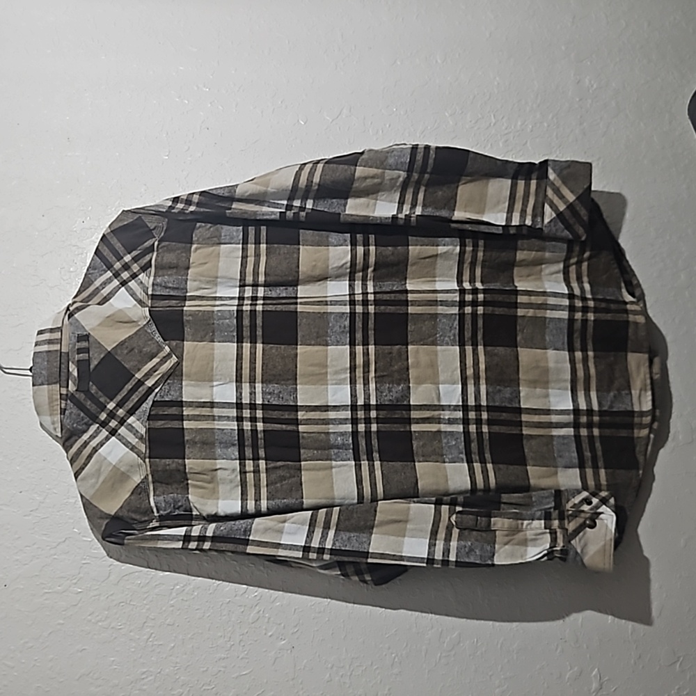 Mens Pearl Snap Plaid Western Shirts  Long Sleeve Size M - Picture 4 of 7